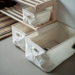 Korb Faltbar Groß Weiß 13 Korb Faltbar Groß Weiß -Heimtextilien Geschäft 401267 30617