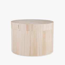 Box Rund Natur Ø 27 Cm -Heimtextilien Geschäft 401309 30201