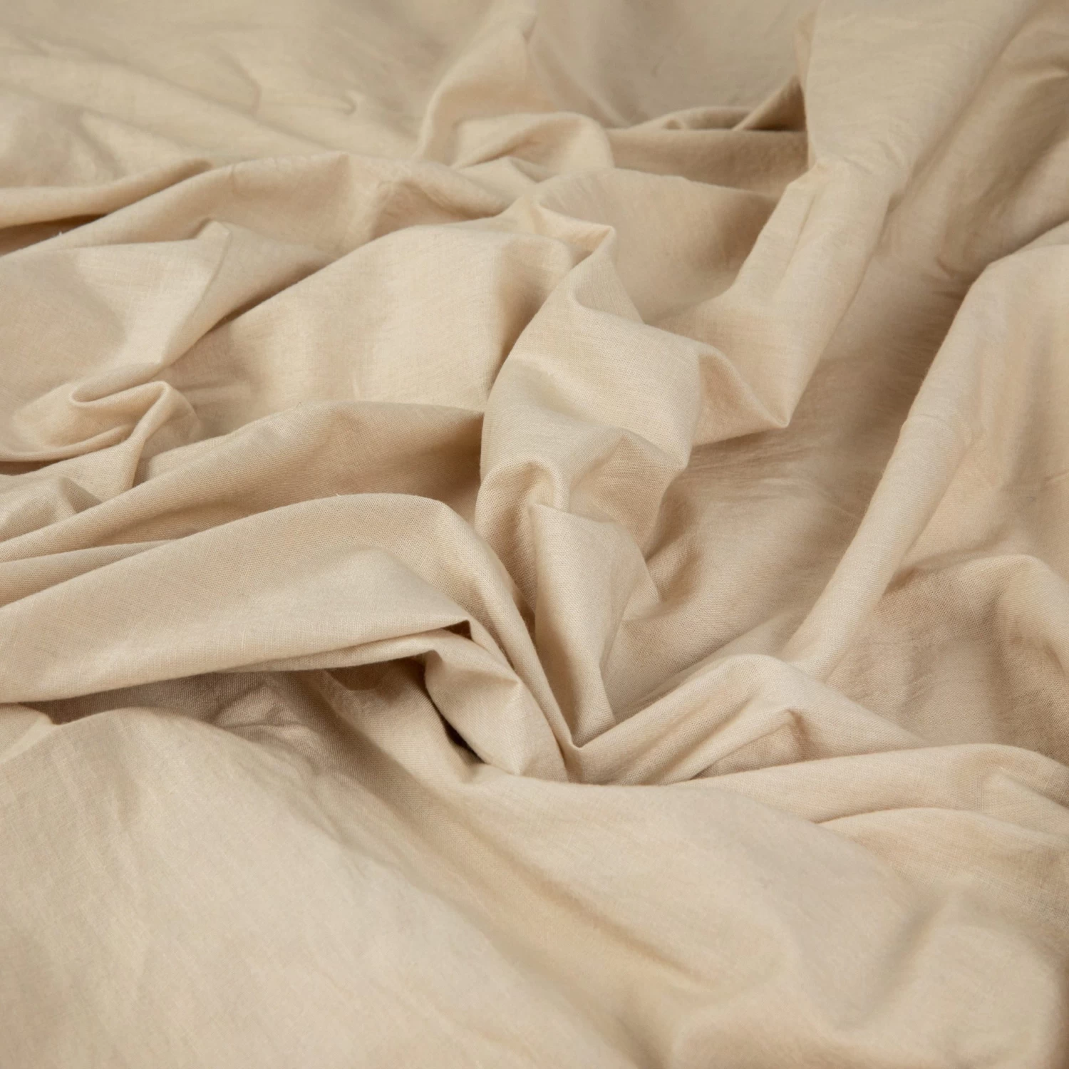 Bettbezug Bio-Baumwolle 140 X 200 Sand 4 Bettbezug Bio-Baumwolle 140 X 200 Sand – Bild 2
