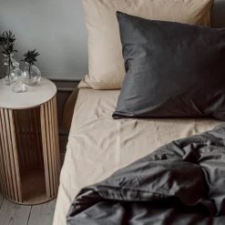 Bettlaken Bio-Baumwolle 150 X 250 Sand -Heimtextilien Geschäft 401439 32226