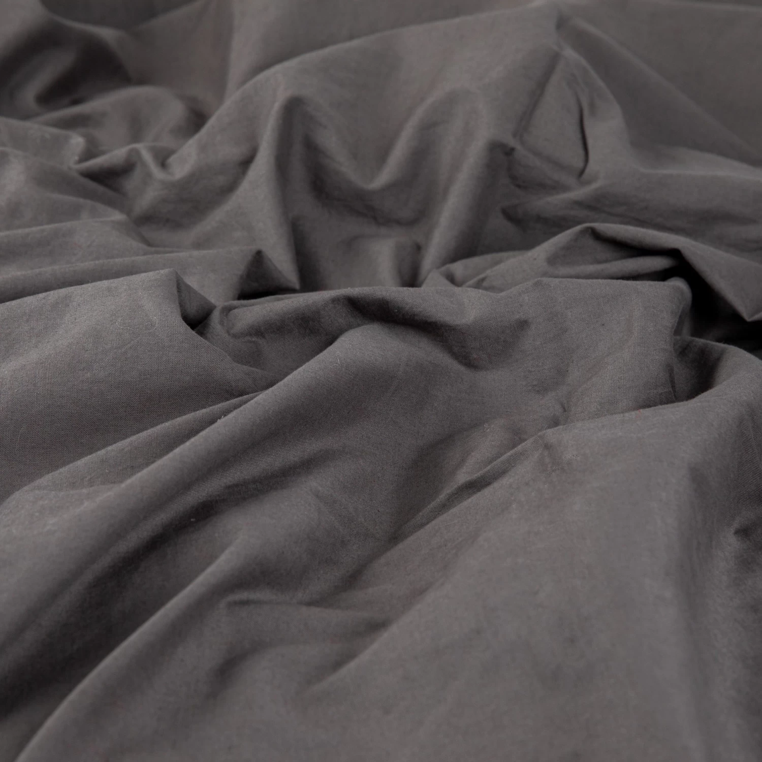 Bettbezug Bio-Baumwolle 150 X 200 Dunkelgrau 6 Bettbezug Bio-Baumwolle 150 X 200 Dunkelgrau – Bild 4
