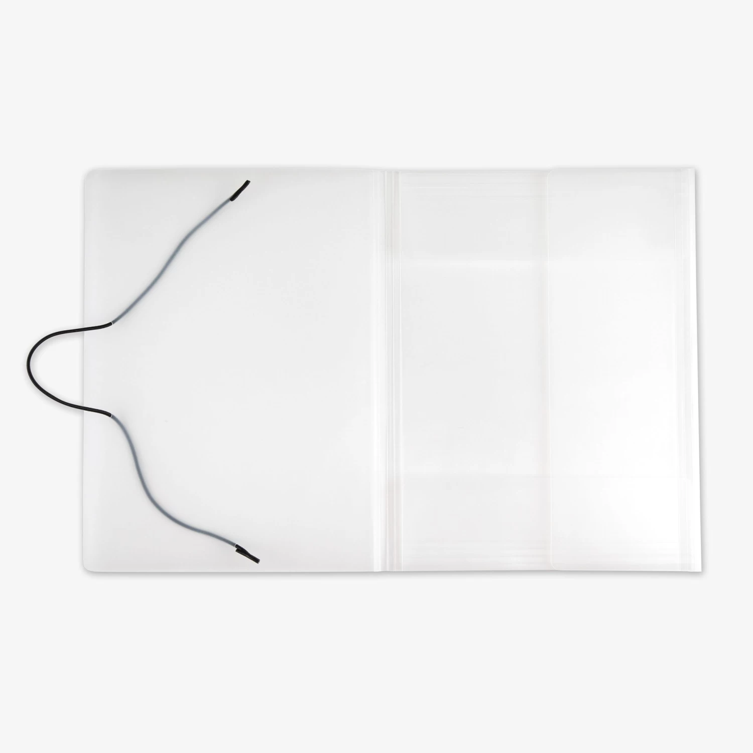 Ordner Mit Gummizug A4 Transparent 4 Ordner Mit Gummizug A4 Transparent – Bild 2