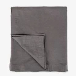 Bettlaken Bio-Baumwolle 240 X 260 Dunkelgrau -Heimtextilien Geschäft 401448 31682