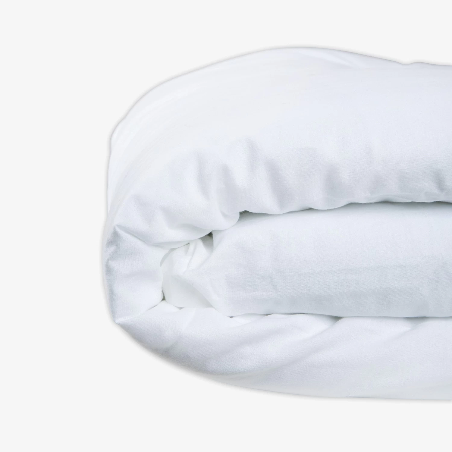 Bettlaken Bio-Baumwolle 150 X 200 Weiß 4 Bettlaken Bio-Baumwolle 150 X 200 Weiß – Bild 2