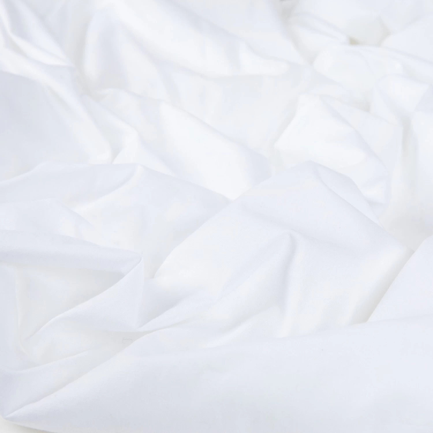 Bettlaken Bio-Baumwolle 150 X 200 Weiß 6 Bettlaken Bio-Baumwolle 150 X 200 Weiß – Bild 4