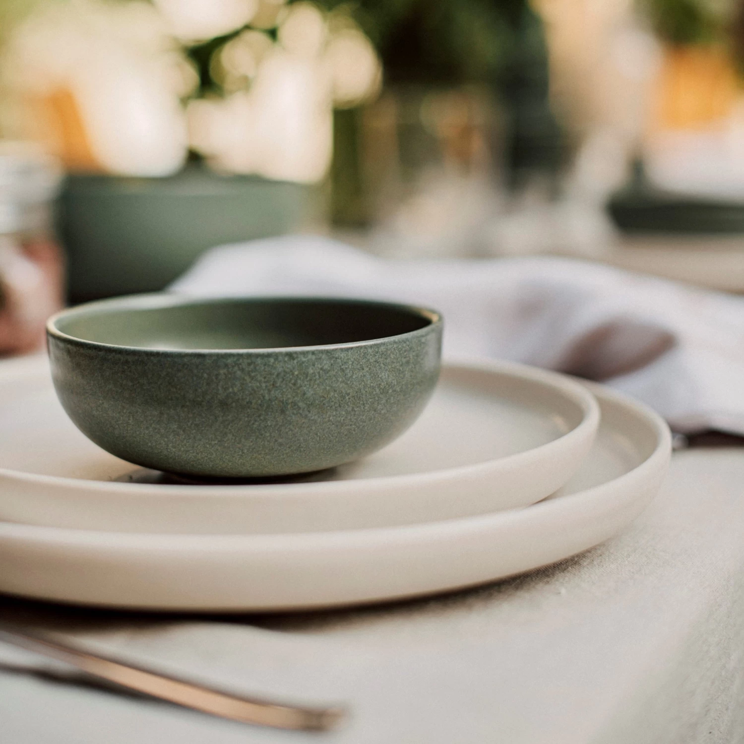 Teller Bruno Steingut 17 Cm Creme 7 Teller Bruno Steingut 17 Cm Creme – Bild 5