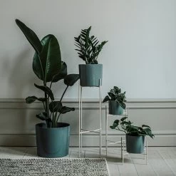 Pot Glazed 13cm Eucalyptus -Heimtextilien Geschäft 401486 31637