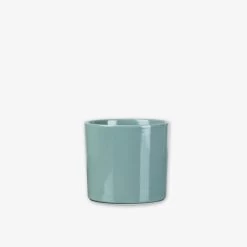 Pot Glazed 13cm Eucalyptus