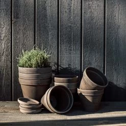 Untersetzer Terrakotta Grau Ø 14,5 Cm -Heimtextilien Geschäft 401511 33425