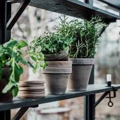 Untersetzer Terrakotta Grau Ø 14,5 Cm -Heimtextilien Geschäft 401511 33560