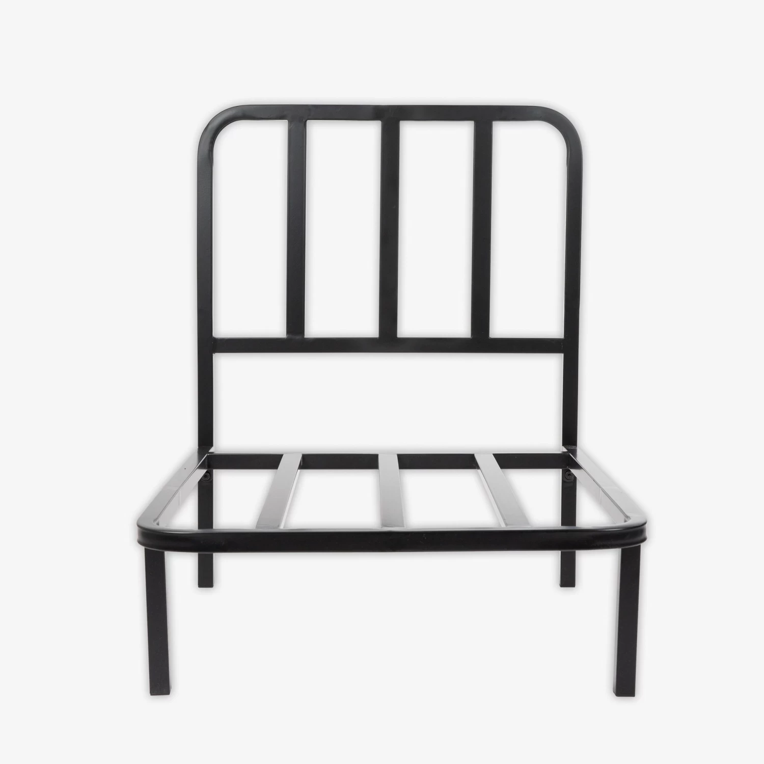 Lounge-Sessel Metall Schwarz 7 Lounge-Sessel Metall Schwarz – Bild 5