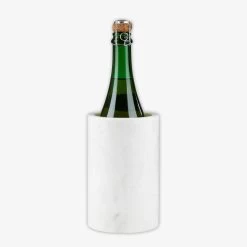 Wine Cooler/Utensil Holder Marble White -Heimtextilien Geschäft 401570 32347