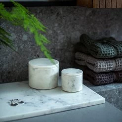 Kästchen Marmor Weiß 11 Kästchen Marmor Weiß -Heimtextilien Geschäft 401571 32820