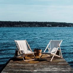 Liegestuhl Holz Natur -Heimtextilien Geschäft 401578 34794