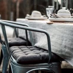 Sitzkissen Dunkelgrau -Heimtextilien Geschäft 401590 33796