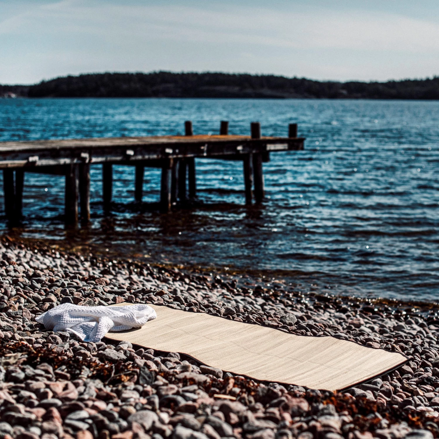 Strandmatte 180 X 60 Cm Schwarz 6 Strandmatte 180 X 60 Cm Schwarz – Bild 4