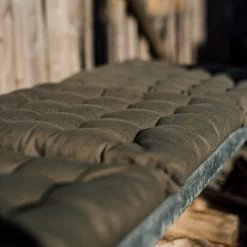 Sitzkissen Lang Dunkel Khaki Grün -Heimtextilien Geschäft 401699 33840