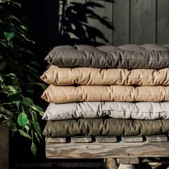 Sitzkissen Lang Dunkel Khaki Grün -Heimtextilien Geschäft 401699 33841