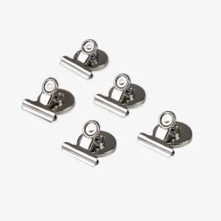 Clip Magnet 5-Pack Silver