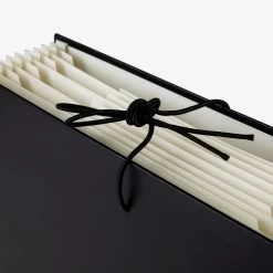 Mappe Ausklappbar Schwarz -Heimtextilien Geschäft 401765 33189