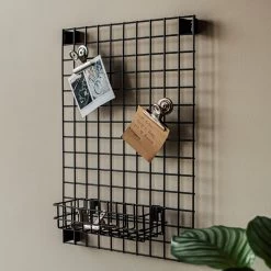 Storage Grid 30x42cm Black -Heimtextilien Geschäft 401788 31462