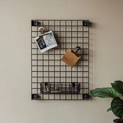 Storage Grid 30x42cm Black -Heimtextilien Geschäft 401788 31463