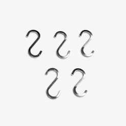 S-Haken Eisen 5 Cm 5er-Pack Chrom