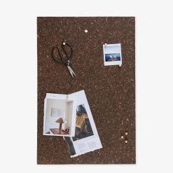 Pinnwand Kork 40 X 60 Cm Braun -Heimtextilien Geschäft 401828 35209