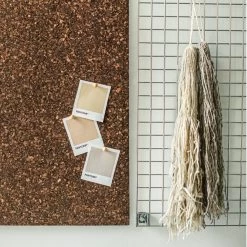 Pinnwand Kork 40 X 60 Cm Braun -Heimtextilien Geschäft 401828 35495