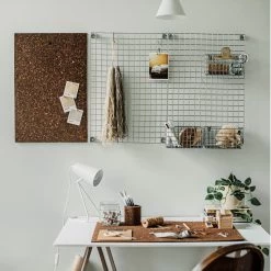 Pinnwand Kork 40 X 60 Cm Braun -Heimtextilien Geschäft 401828 35497