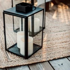 Teppich Jute Rechteckig 200 X 300 Cm -Heimtextilien Geschäft 401861 34709