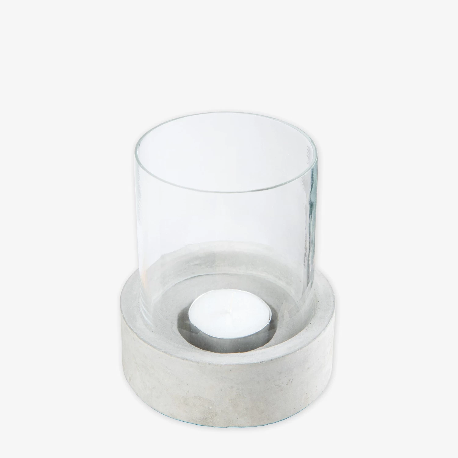 Sturmlaterne Klein Zement/Glas 4 Sturmlaterne Klein Zement/Glas – Bild 2