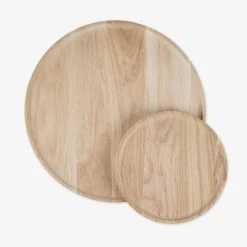Tablett Eiche Rund 40 Cm 8 Tablett Eiche Rund 40 Cm -Heimtextilien Geschäft 401928 33308