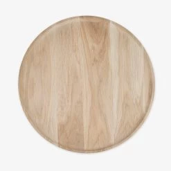 Tablett Eiche Rund 40 Cm