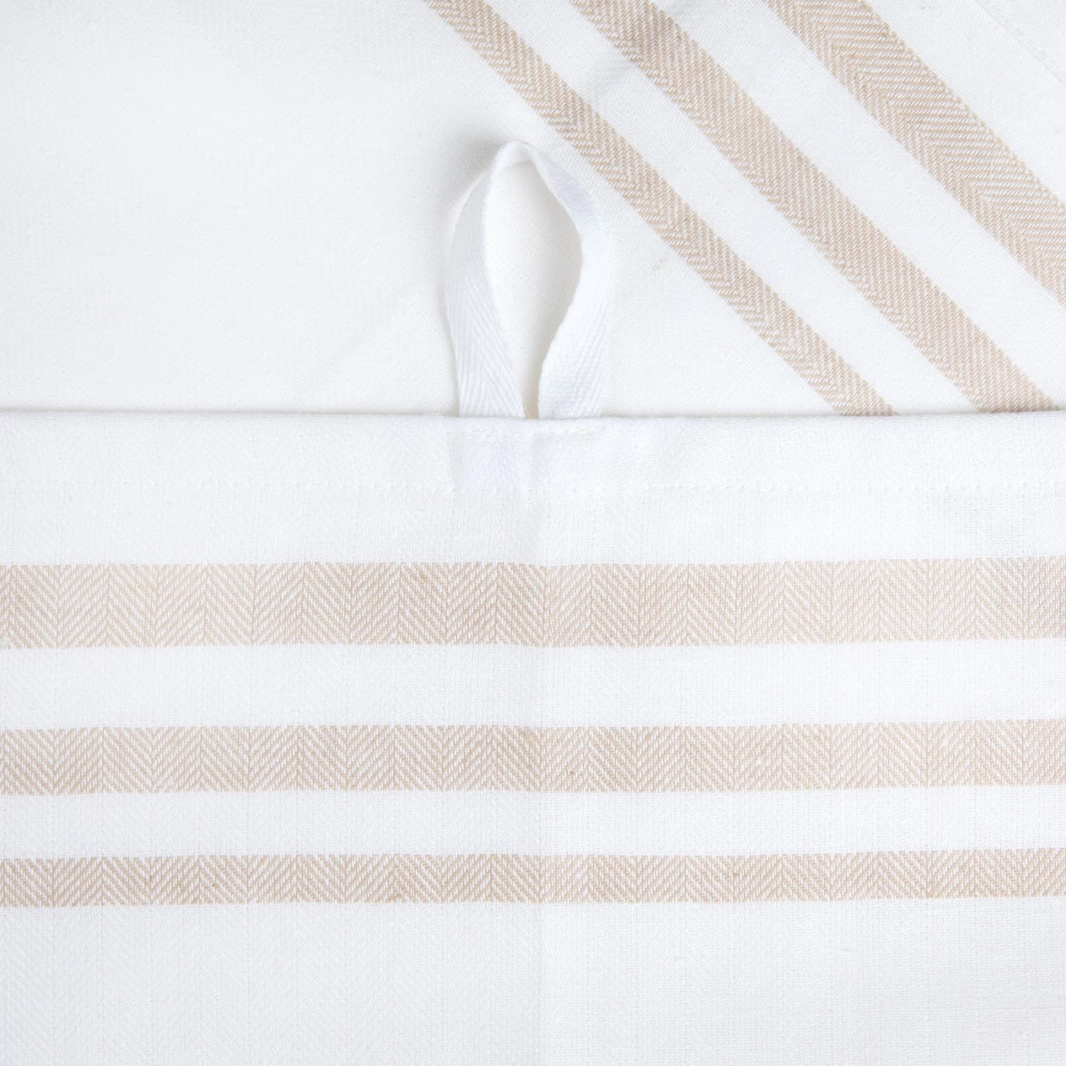 Küchenhandtuch 2er-Pack Beige/Weiß 50 X 70 6 Küchenhandtuch 2er-Pack Beige/Weiß 50 X 70 – Bild 4