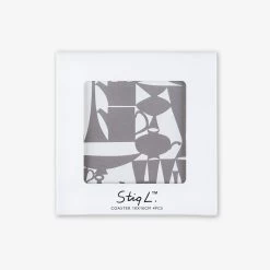 Untersetzer Stig Lindberg Wrap 4er-Pack Grau