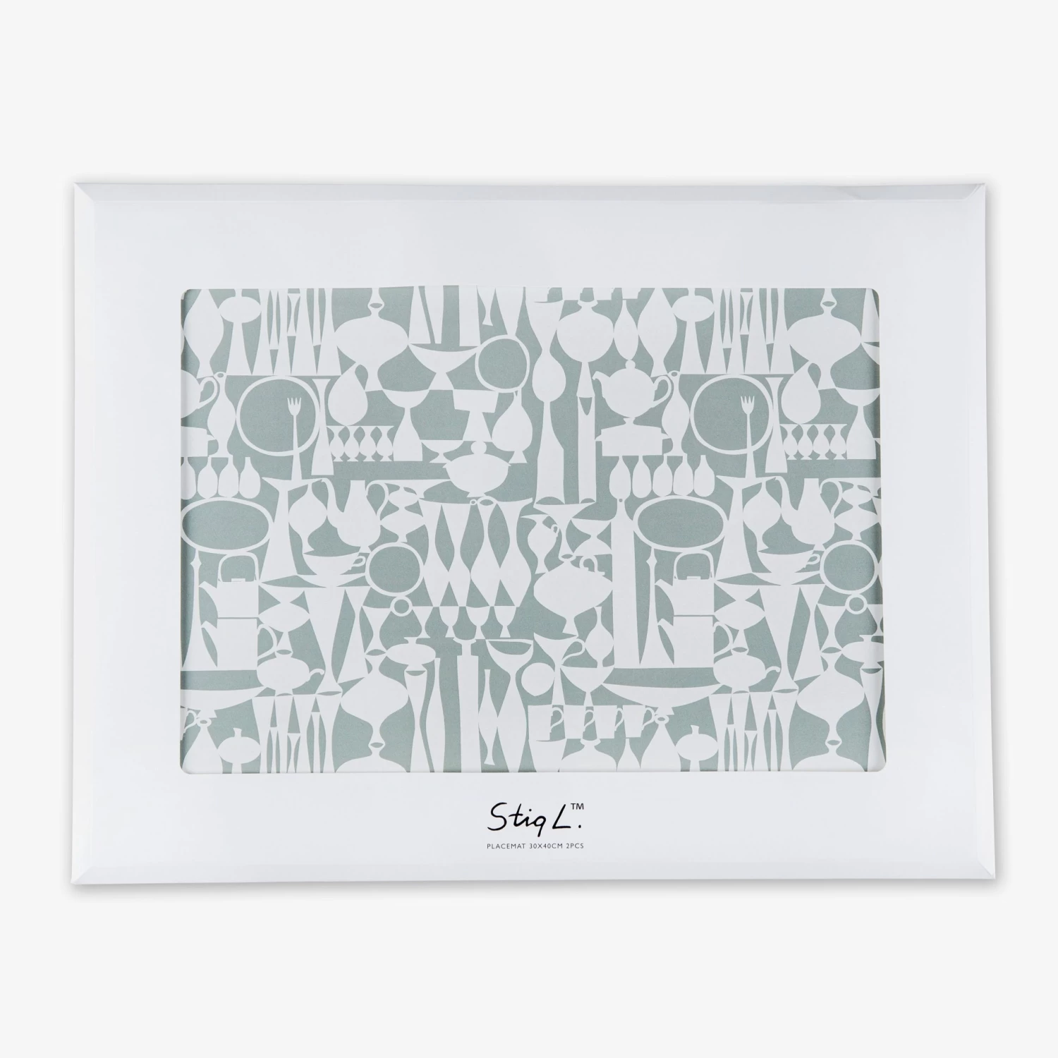 Set Stig Lindberg Wrap 2er-Pack Grün 6 Set Stig Lindberg Wrap 2er-Pack Grün – Bild 4