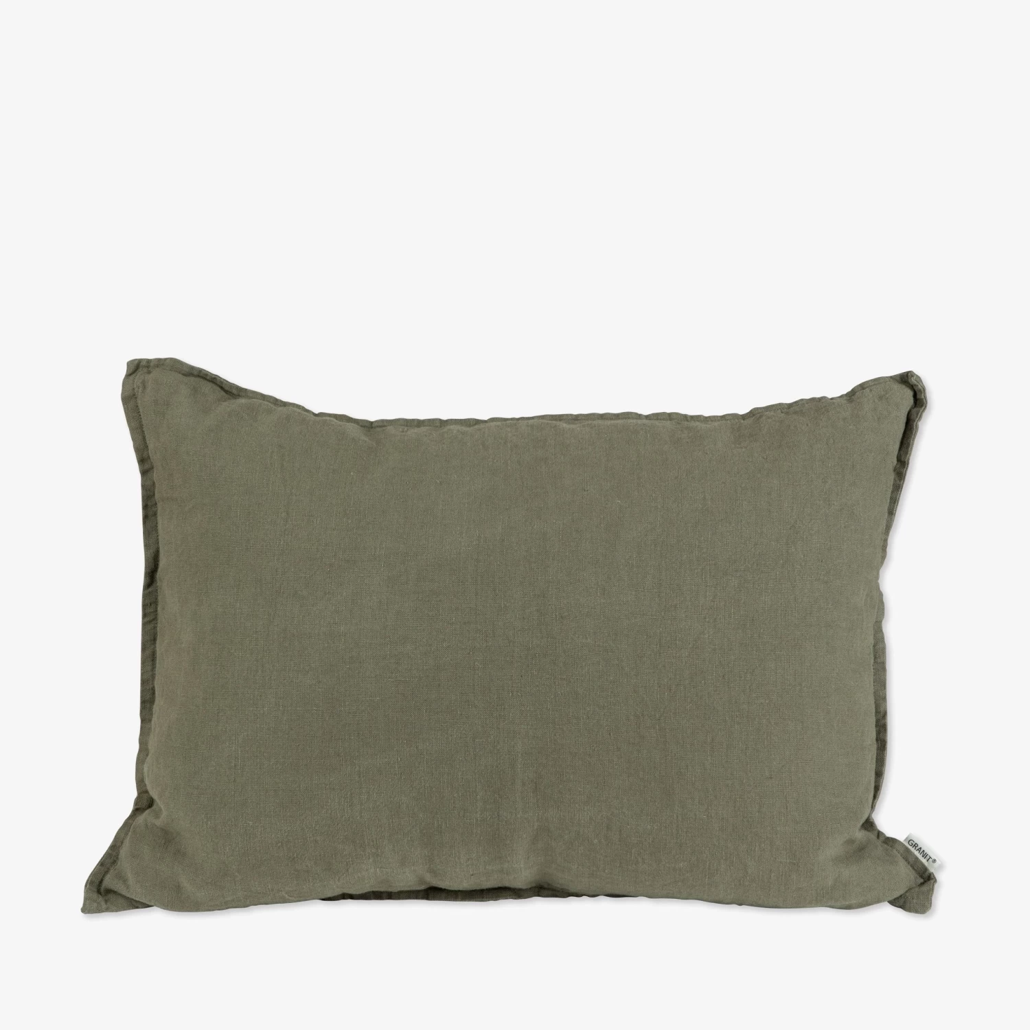 Kissen Leinen 50 X 70 Dunkel Khaki Grün 3 Kissen Leinen 50 X 70 Dunkel Khaki Grün