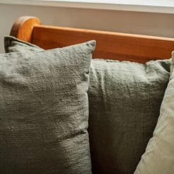 Kissen Leinen 50 X 70 Dunkel Khaki Grün 11 Kissen Leinen 50 X 70 Dunkel Khaki Grün -Heimtextilien Geschäft 401962 35846