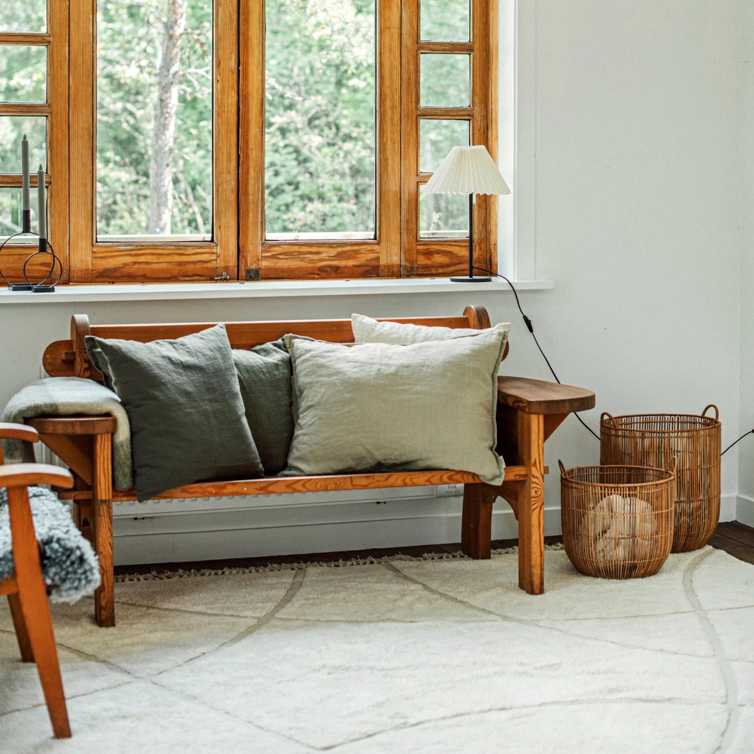 Kissen Leinen 50 X 70 Dunkel Khaki Grün 7 Kissen Leinen 50 X 70 Dunkel Khaki Grün – Bild 5