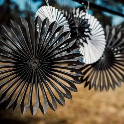 Paper Decoration Recycled 15cm Dark Grey -Heimtextilien Geschäft 401986 34677