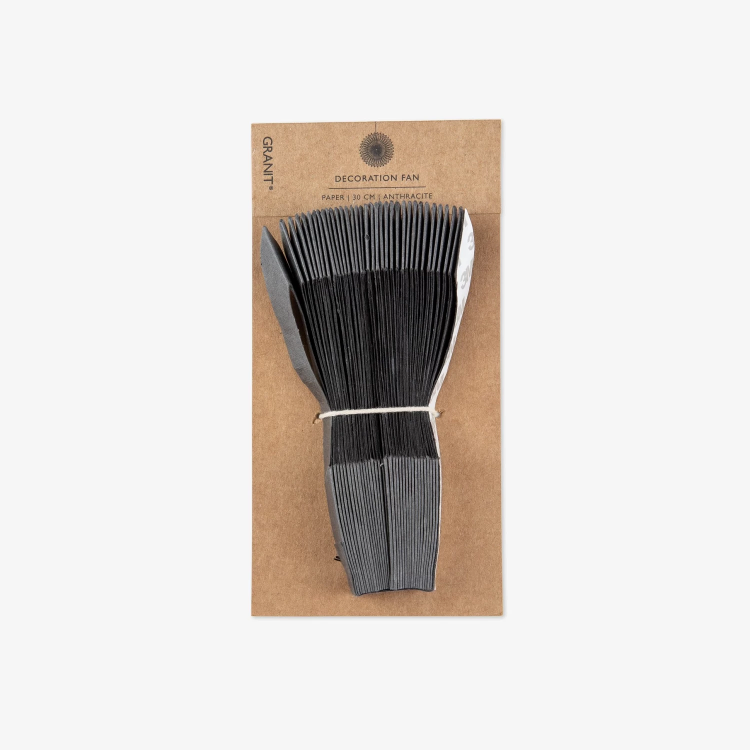 Papierdekoration Recycelt 30 Cm Dunkelgrau 5 Papierdekoration Recycelt 30 Cm Dunkelgrau – Bild 3