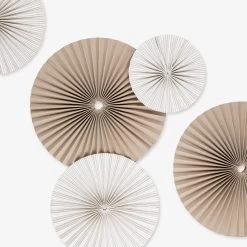 Papierdekoration Recycelt 24 Cm Beige -Heimtextilien Geschäft 401994 33956