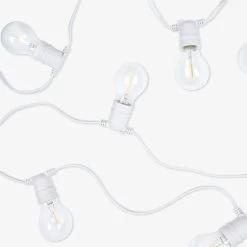 Lichterkette 10 LED Anschließbar Weiß -Heimtextilien Geschäft 402084 33920