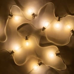 Lichterkette 10 LED Anschließbar Weiß -Heimtextilien Geschäft 402084 33921