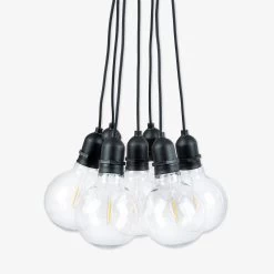 Lichterkette Pendel Schwarz -Heimtextilien Geschäft 402099 33923