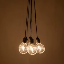 Lichterkette Pendel Schwarz -Heimtextilien Geschäft 402099 33924