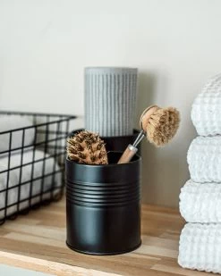 Geschirrtuch Rolle 12er-Pack Streifen Grau -Heimtextilien Geschäft 402114 37598