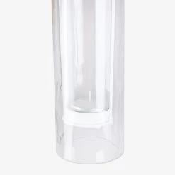 Hängeleuchte Flasche 6,5x22,5cm Weiß -Heimtextilien Geschäft 402144 35762