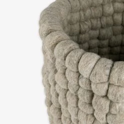 Korb Wolle 30 Cm Natur -Heimtextilien Geschäft 402147 36385